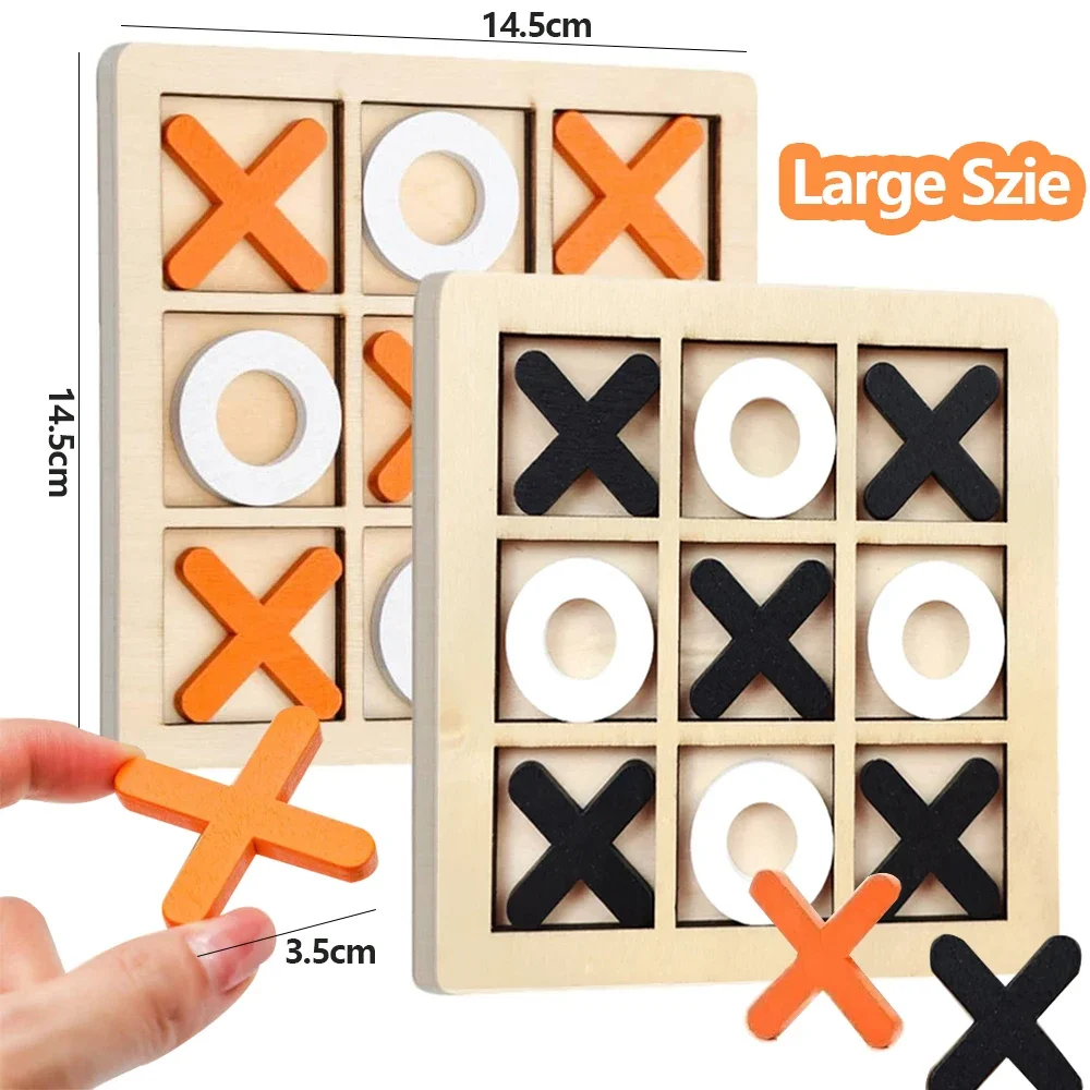 Wooden XO Tic Tac Toe Game Min - Party Games At Home recension och pris