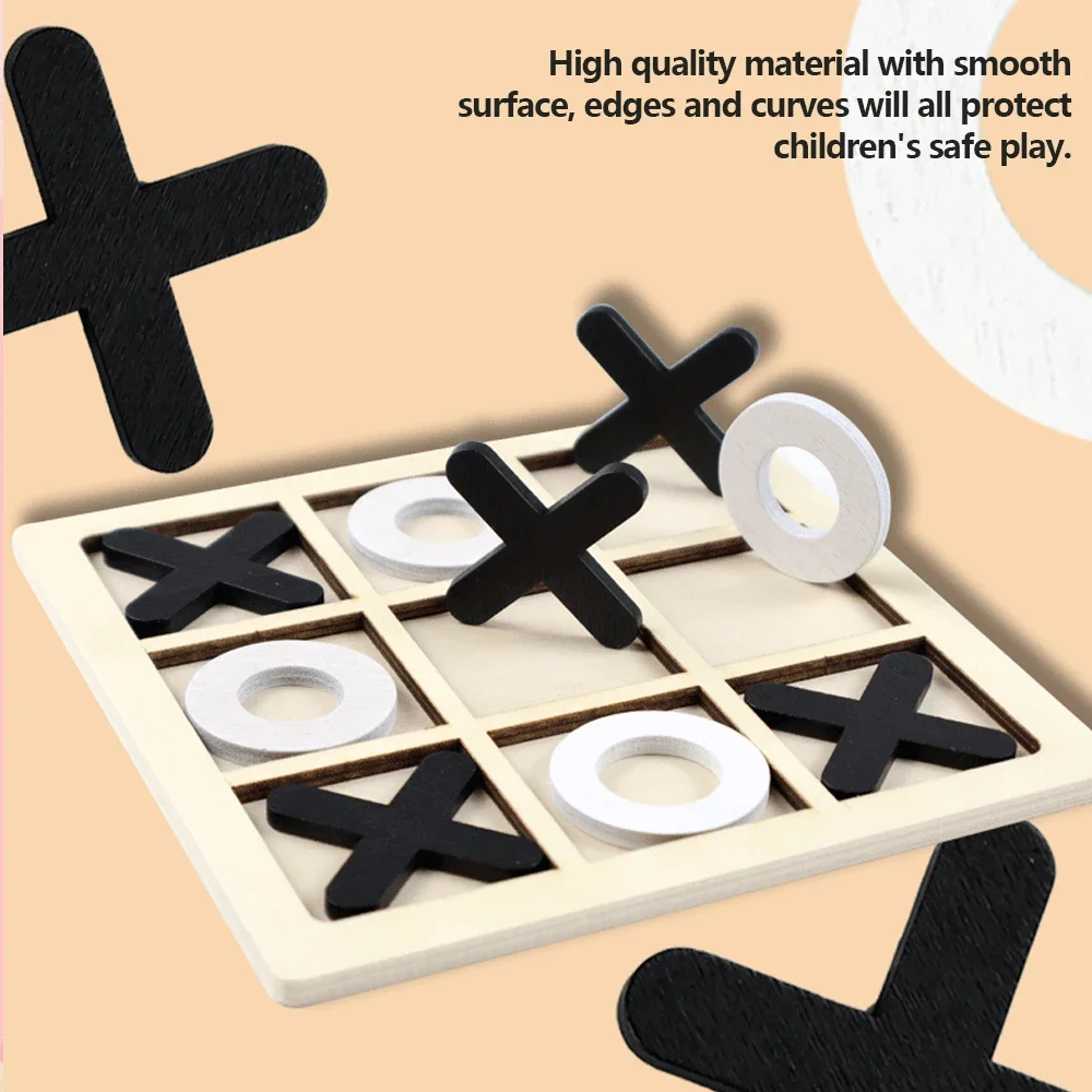 Wooden XO Tic Tac Toe Game Min - Party Games At Home recension och pris