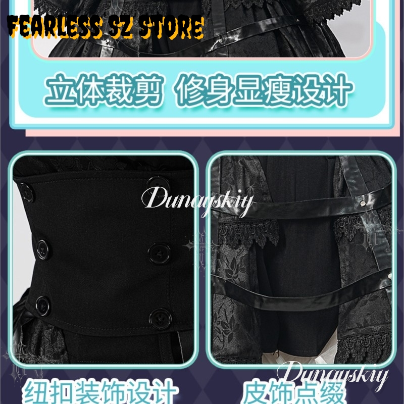 Girl Gothic Dress Halloween Ca - Party Games Girls recension och pris