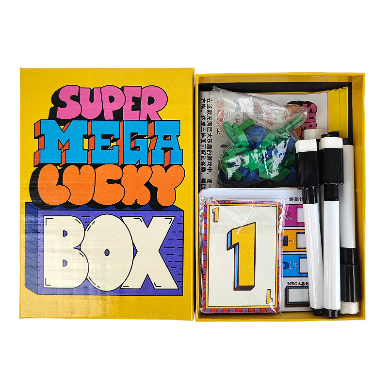 Super Mega Lucky Box Board Gam - Party Games Box recension och pris