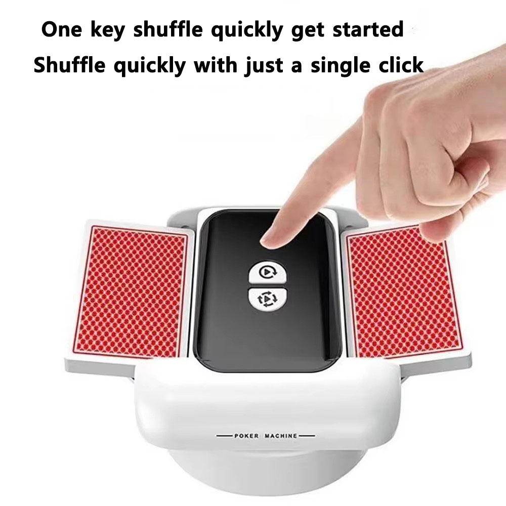 Rechargeable Automatic Card Sh - Party Games At Home recension och pris