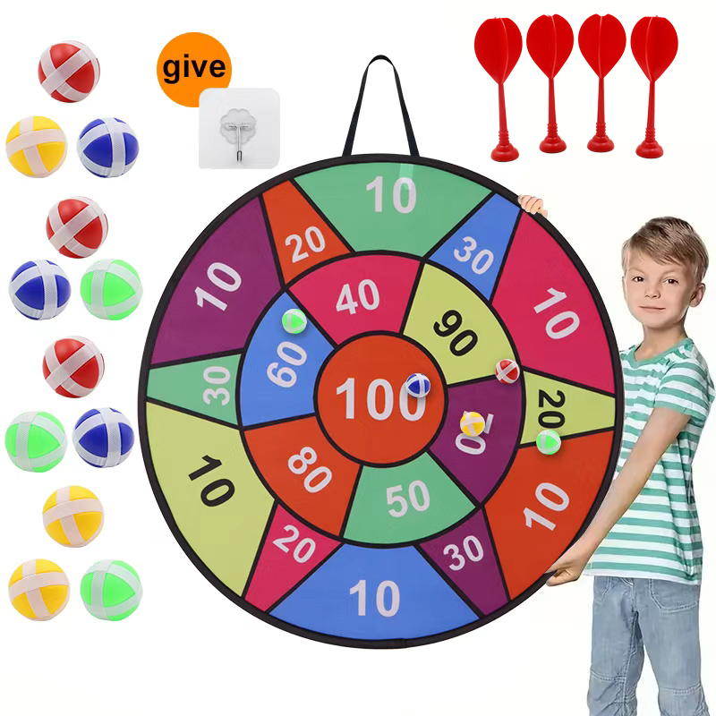 Sticky ball dart board -12 bal - Party Games For 5 Year Olds Indoors recension och pris
