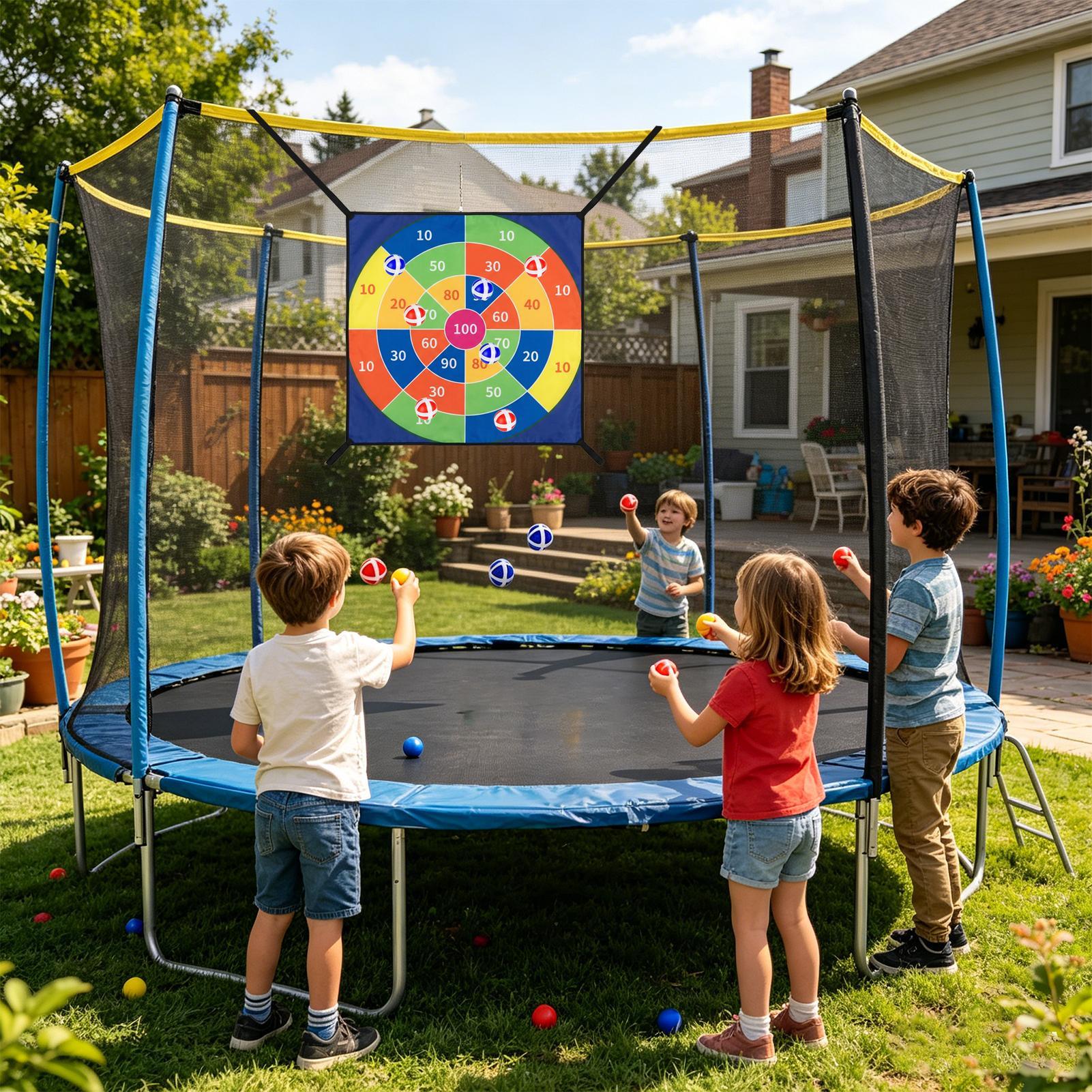 Trampoline Sticky Ball Dart Bo - Party Games For 5 Year Olds Indoors recension och pris