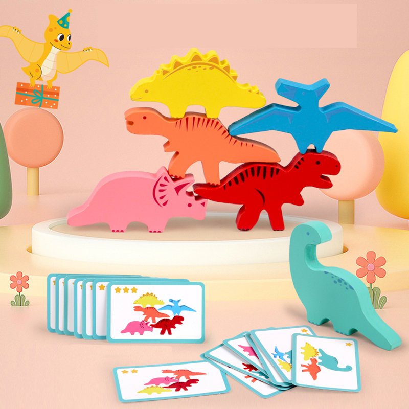 Wooden Balance Blocks Toys For - Party Games At Home recension och pris