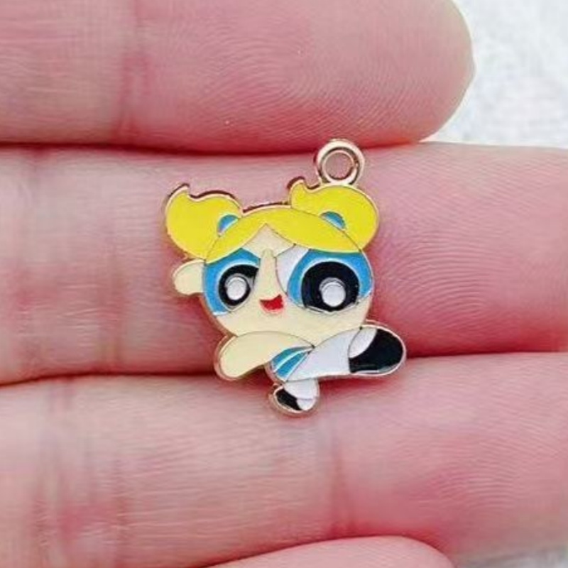 10pcs Alloy Oil-Dripping Carto - Party Games Girls recension och pris