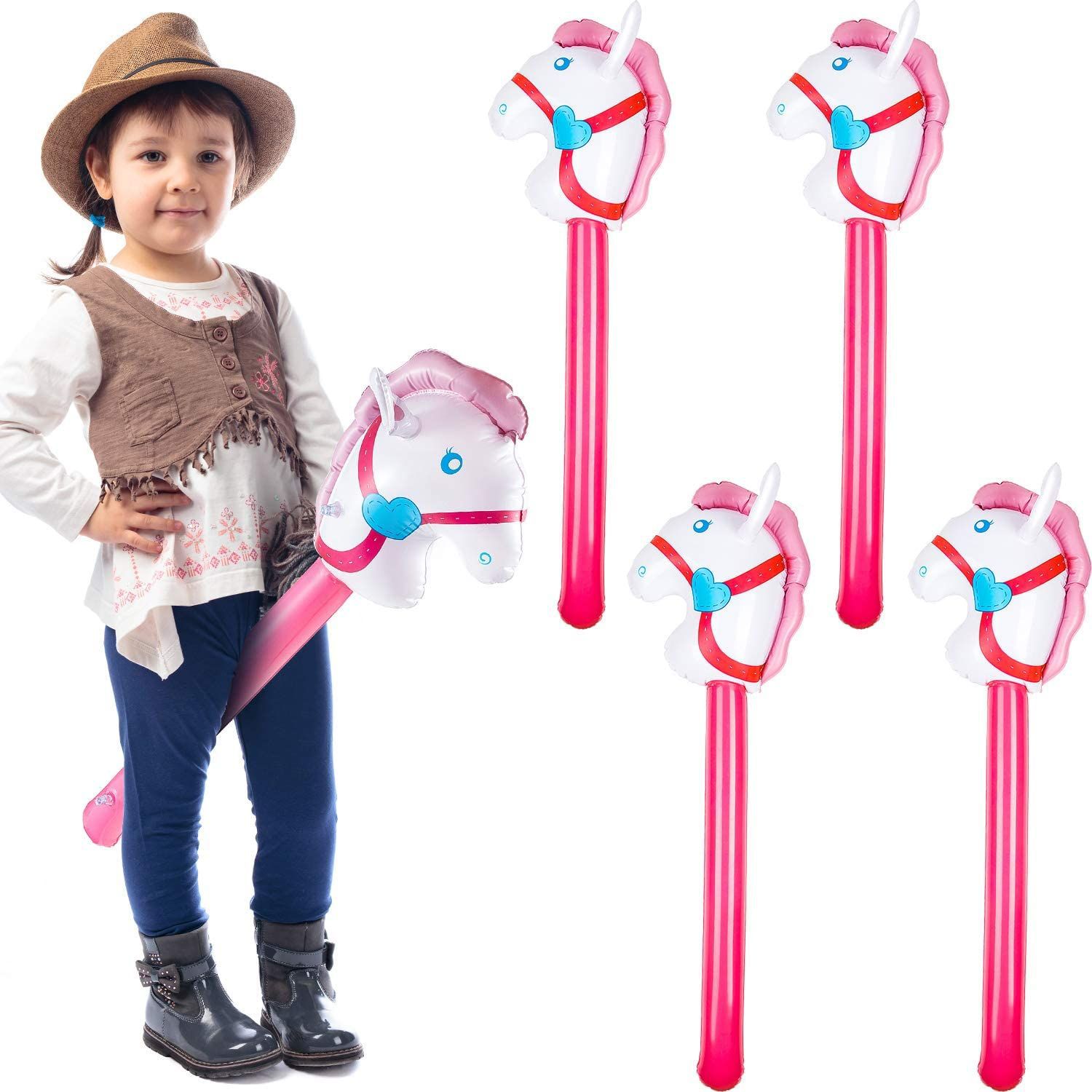 Inflatable Horsehead Stick Uni - Party Games Bunny recension och pris