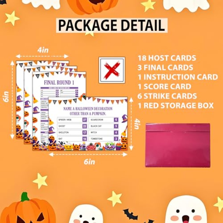 Halloween Friendly Feud Game,  - Party Games Quiz For Adults recension och pris
