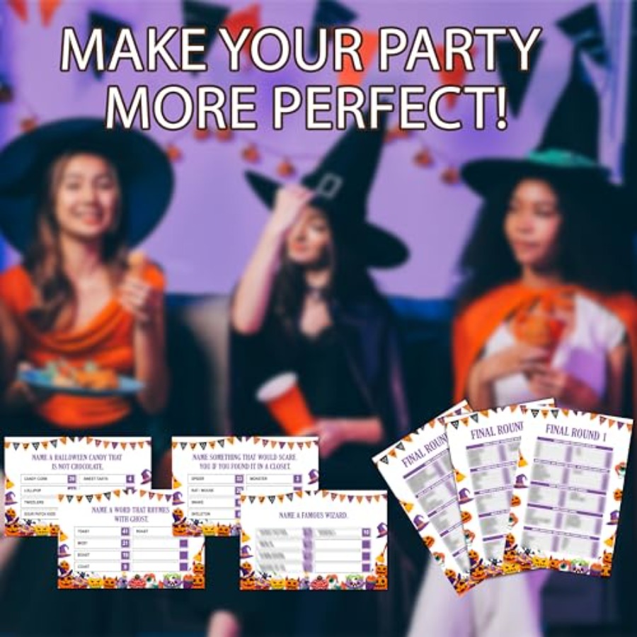Halloween Friendly Feud Game,  - Party Games Quiz For Adults recension och pris