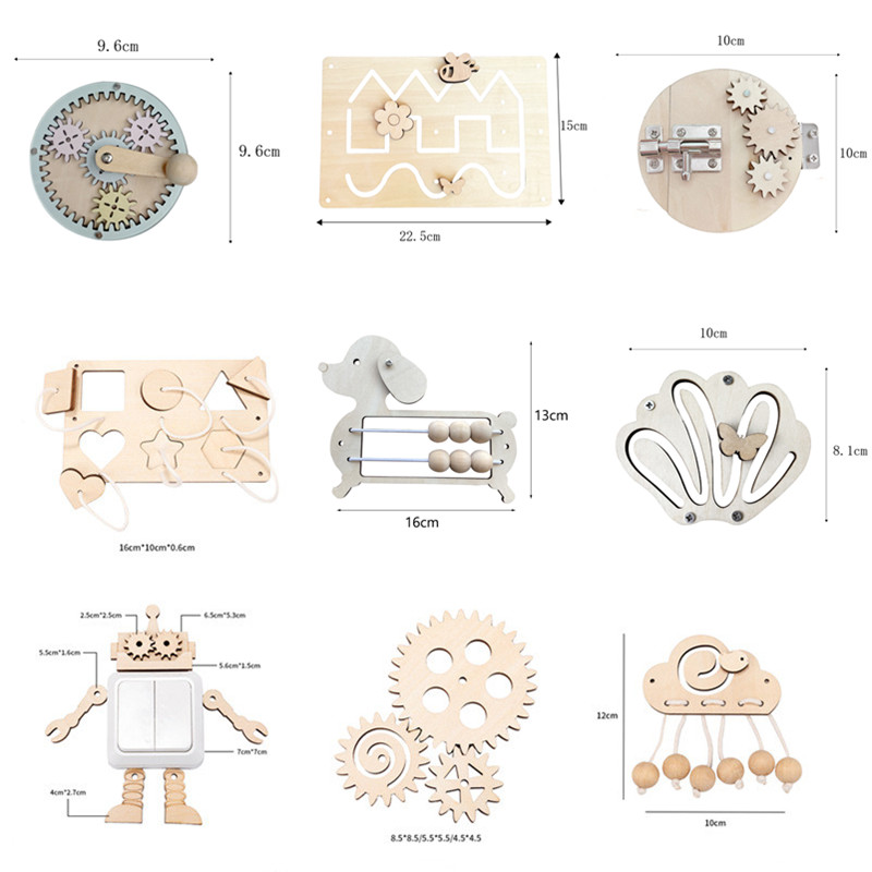 Kids Busy Board DIY Accessorie - Party Games At Home recension och pris