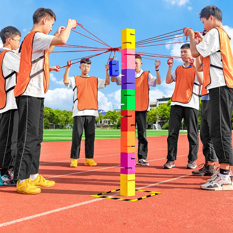 Teamwork Games Tower Building  - Party Games No Equipment recension och pris