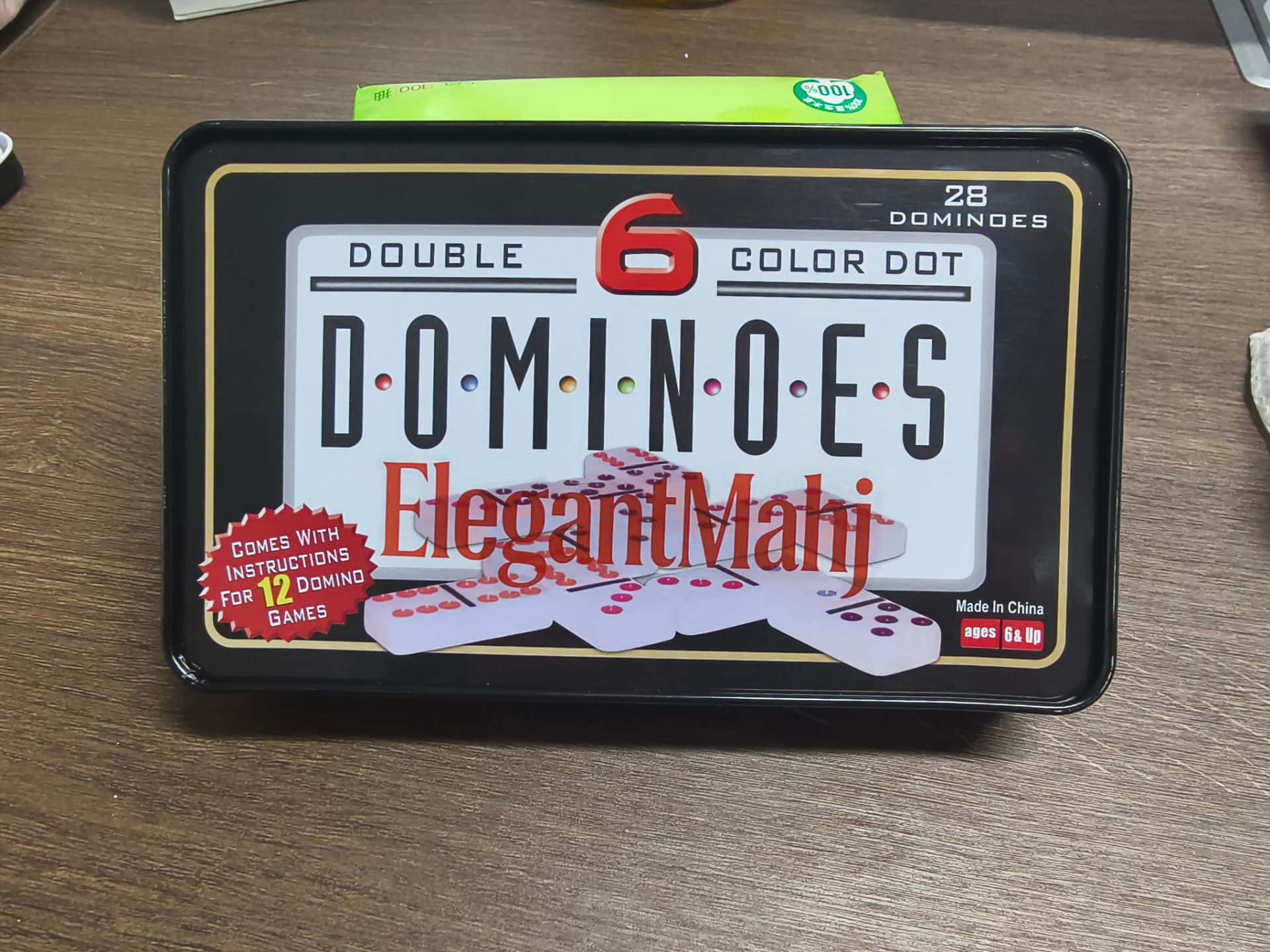 ElegantMahj Double Six Dominoe - Party Games Box recension och pris