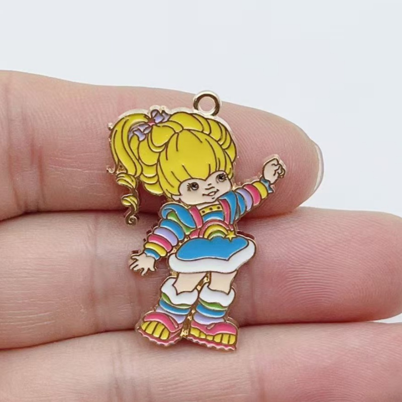 10pcs Cute Little Girl Enamel  - Party Games Girls recension och pris