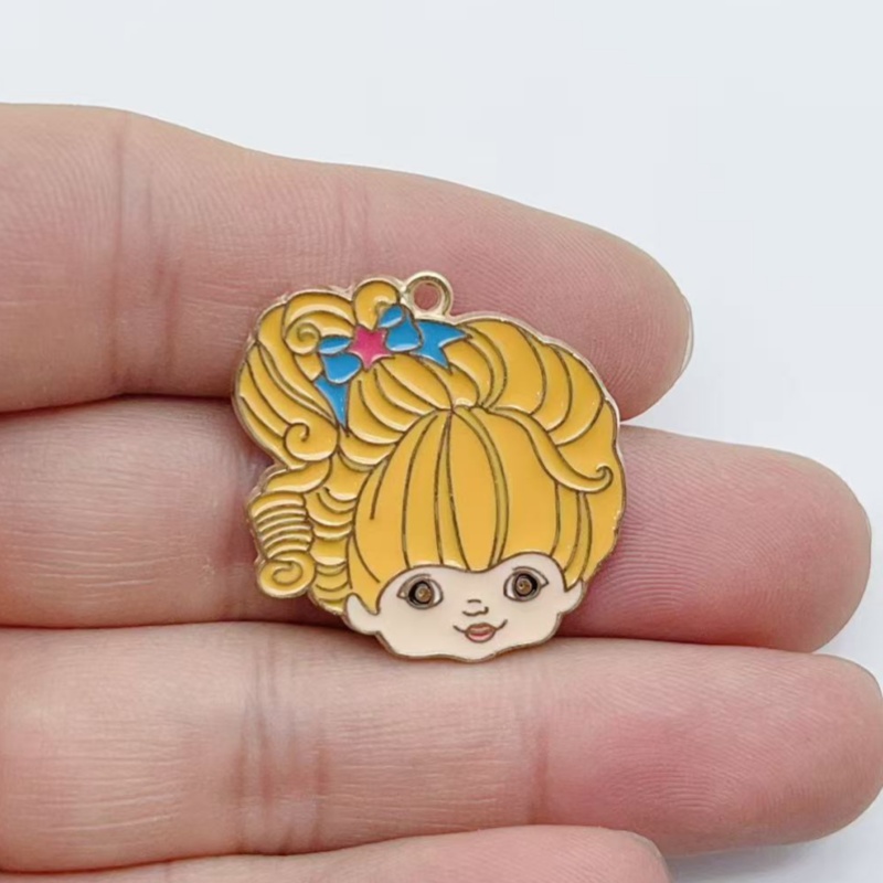 10pcs Cute Little Girl Enamel  - Party Games Girls recension och pris
